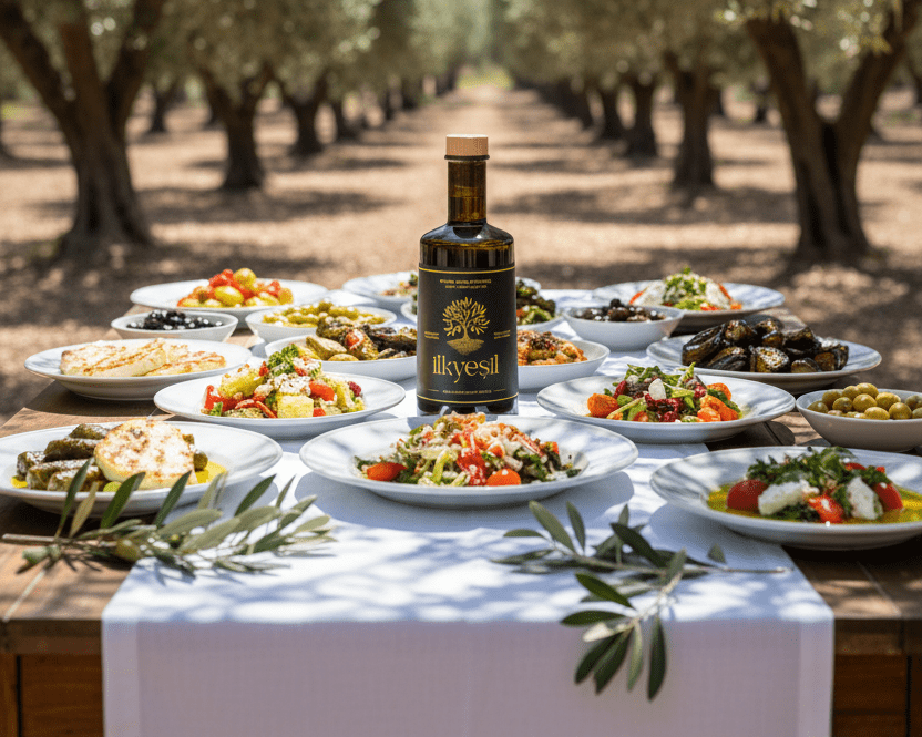 Ilkyesil Bahcede Yemek Masasi 1