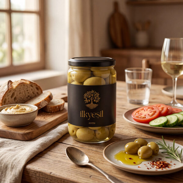 İlkyeşil 350 gr Kırma Zeytin | Doğal ve Sofralık Zeytin - Görsel 2